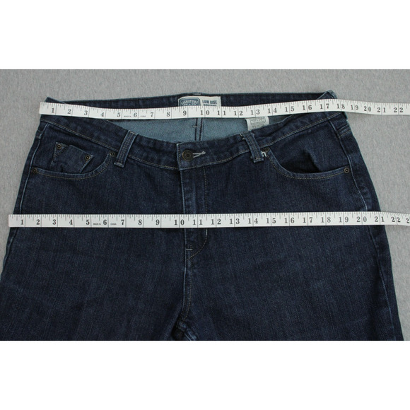 Levi Jeans Womens 16 Blue Strauss Signature Bootcut Leg Stretch - Picture 6 of 8